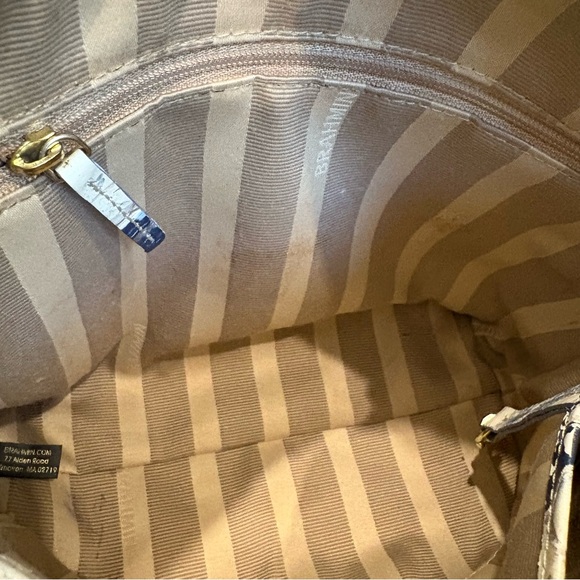 RARE!! Brahmin Blue Copa Cabana Mini Duxbury Crossbody Bag - Picture 13 of 16